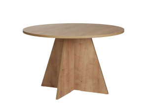 Tavolo da pranzo in legno "Virella" - 120 x 120 x 75 cm - Rovere Zaffiro