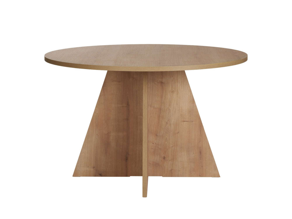 Tavolo da pranzo in legno "Virella" - 120 x 120 x 75 cm - Rovere Zaffiro