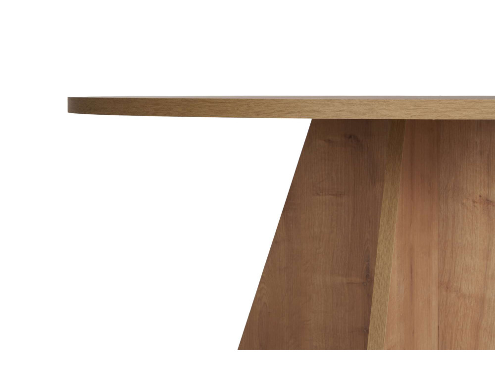 Tavolo da pranzo in legno "Virella" - 120 x 120 x 75 cm - Rovere Zaffiro