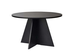 Tavolo da pranzo in legno "Virella" - 120 x 120 x 75 cm - Legno nero