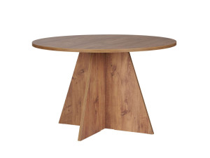 Tavolo da pranzo in legno "Virella" - 120 x 120 x 75 cm - Pino atlantico