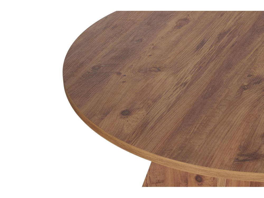 Tavolo da pranzo in legno "Virella" - 120 x 120 x 75 cm - Pino atlantico