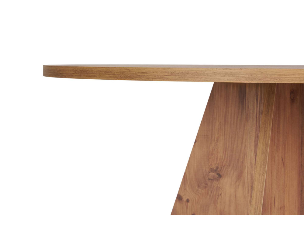 Tavolo da pranzo in legno "Virella" - 120 x 120 x 75 cm - Pino atlantico