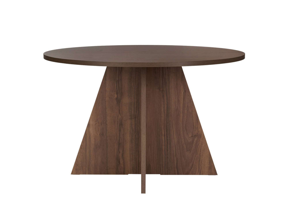 Tavolo da pranzo in legno "Virella" - 120 x 120 x 75 cm - Noce
