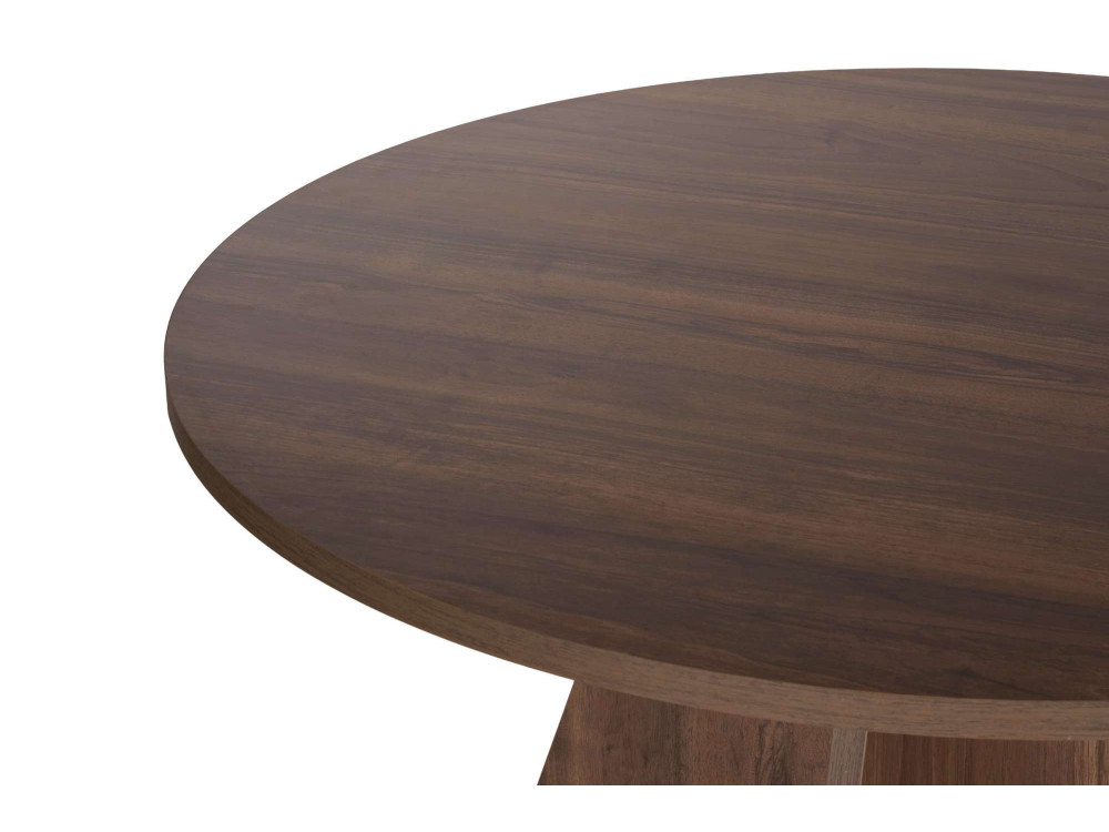 Tavolo da pranzo in legno "Virella" - 120 x 120 x 75 cm - Noce