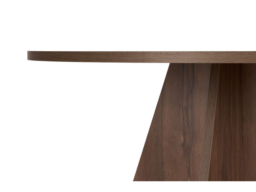 Tavolo da pranzo in legno "Virella" - 120 x 120 x 75 cm - Noce