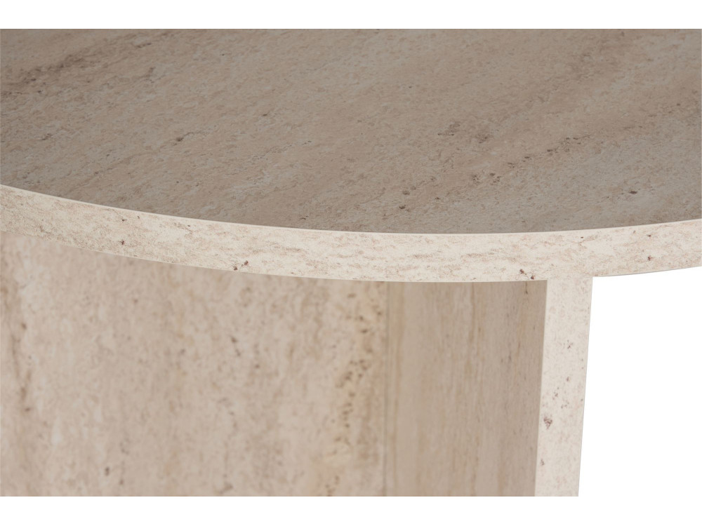 Tavolo da pranzo in legno "Sablin" - 180 x 89 x 75 cm - Travertino