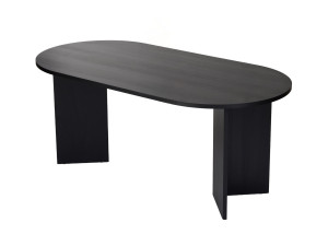 Tavolo da pranzo in legno "Sablin" - 180 x 89 x 75 cm - Legno nero