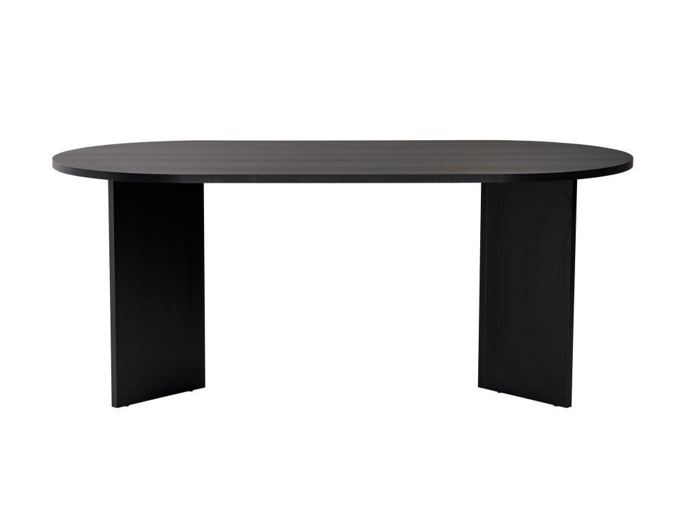 Tavolo da pranzo in legno "Sablin" - 180 x 89 x 75 cm - Legno nero