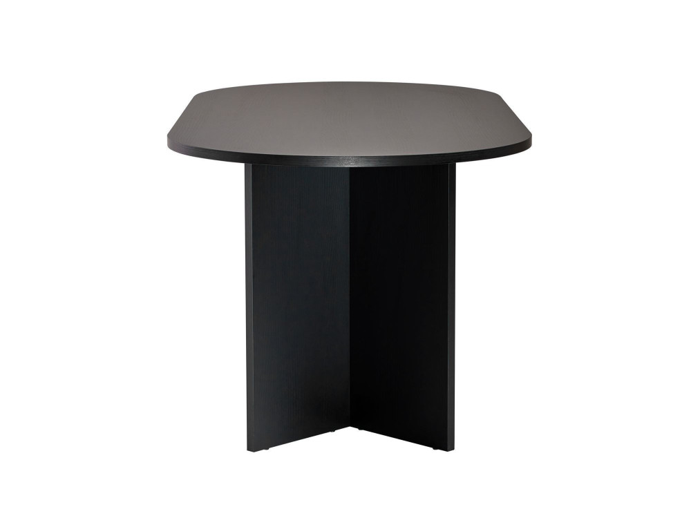 Tavolo da pranzo in legno "Sablin" - 180 x 89 x 75 cm - Legno nero