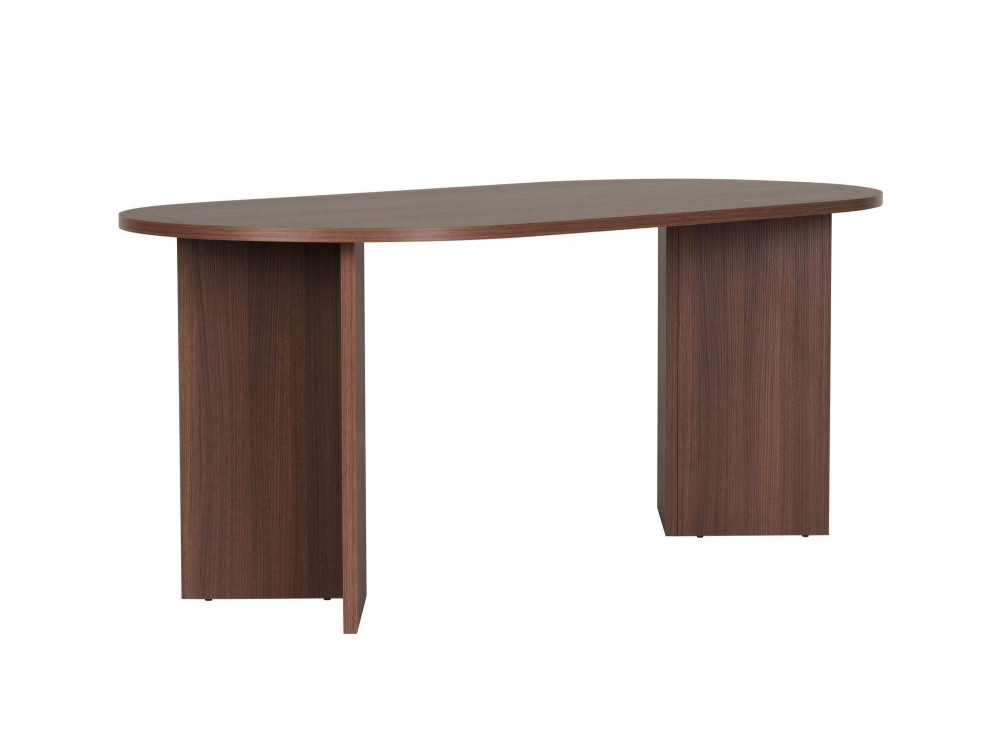 Tavolo da pranzo in legno "Sablin" - 180 x 89 x 75 cm - Noce
