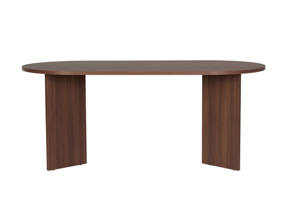 Tavolo da pranzo in legno "Sablin" - 180 x 89 x 75 cm - Noce