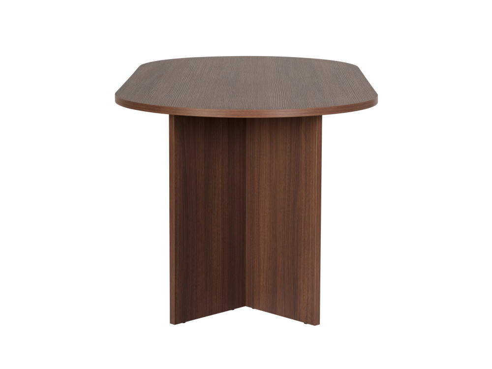 Tavolo da pranzo in legno "Sablin" - 180 x 89 x 75 cm - Noce