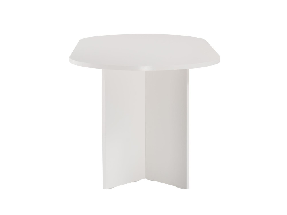 Tavolo da pranzo in legno "Sablin" - 180 x 89 x 75 cm - Legno bianco