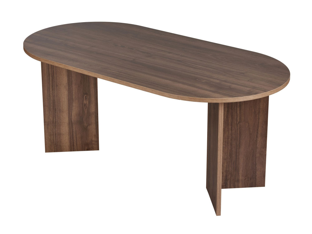 Tavolo da pranzo in legno "Sablin" 180 x 90 x 75 cm - Noce
