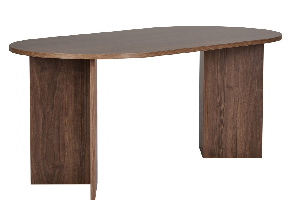Tavolo da pranzo in legno "Sablin" 180 x 90 x 75 cm - Noce