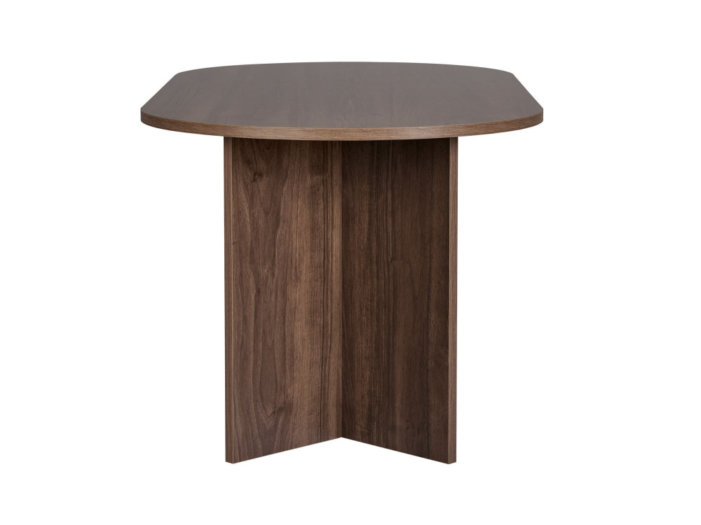 Tavolo da pranzo in legno "Sablin" 180 x 90 x 75 cm - Noce