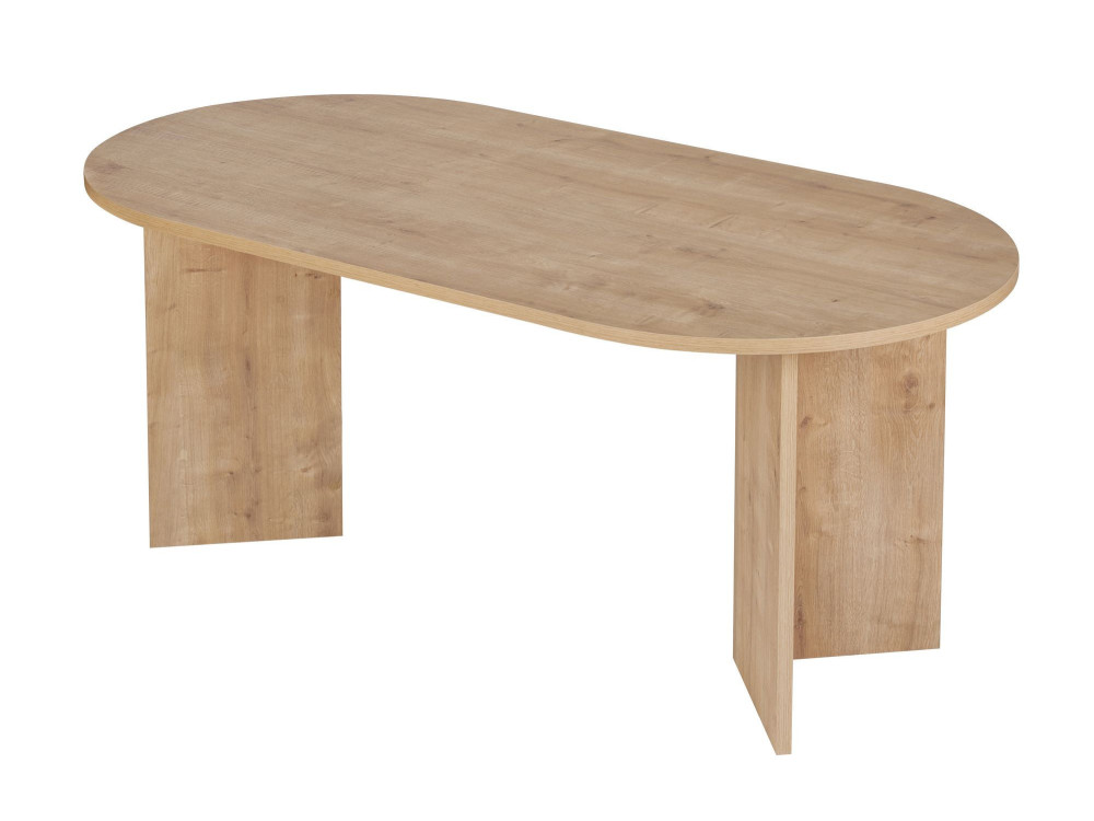 Tavolo da pranzo in legno "Sablin" 180 x 90 x 75 cm - Rovere zaffiro