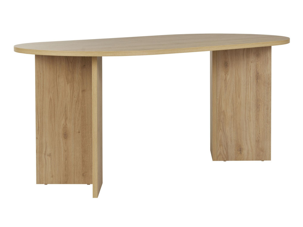 Tavolo da pranzo in legno "Sablin" 180 x 90 x 75 cm - Rovere di Cadice