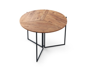Tavolo da pranzo in legno "Yaprak" - 100 x 100 x 72 cm - Pino Atlantico