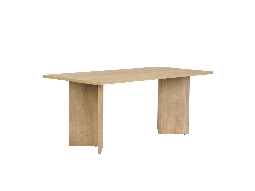 Tavolo da pranzo in legno "Linza" 180 x 90 x 75 cm - Rovere miele