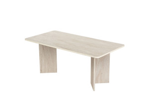 Tavolo da pranzo in legno "Linza" 180 x 90 x 75 cm - Travertino