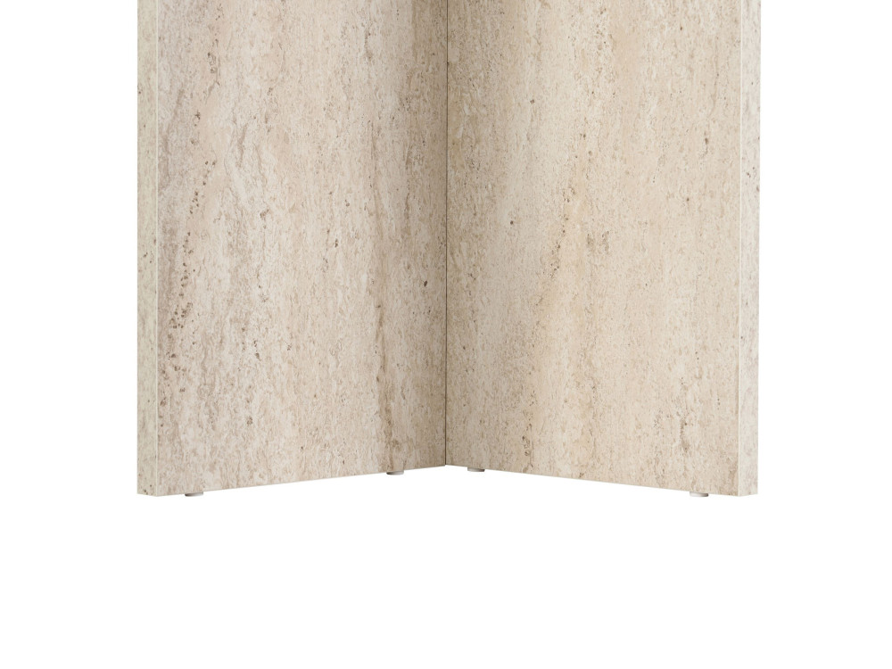Tavolo da pranzo in legno "Linza" 180 x 90 x 75 cm - Travertino