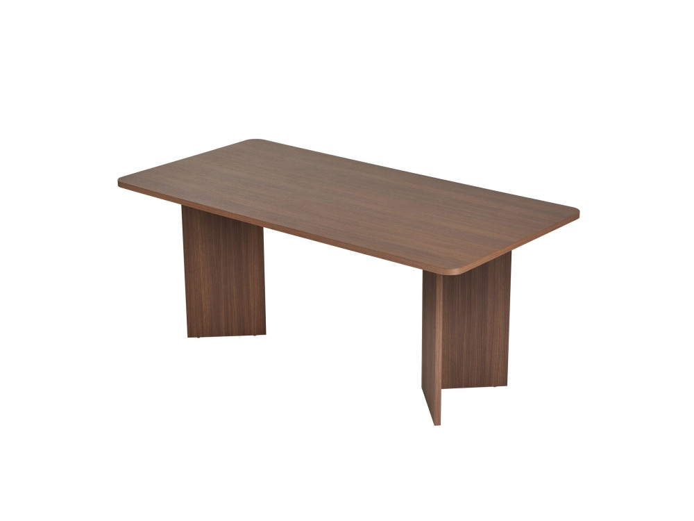 Tavolo da pranzo in legno "Linza" 180 x 90 x 75 cm - Noce