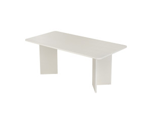 Tavolo da pranzo in legno "Linza" 180 x 90 x 75 cm - Legno bianco