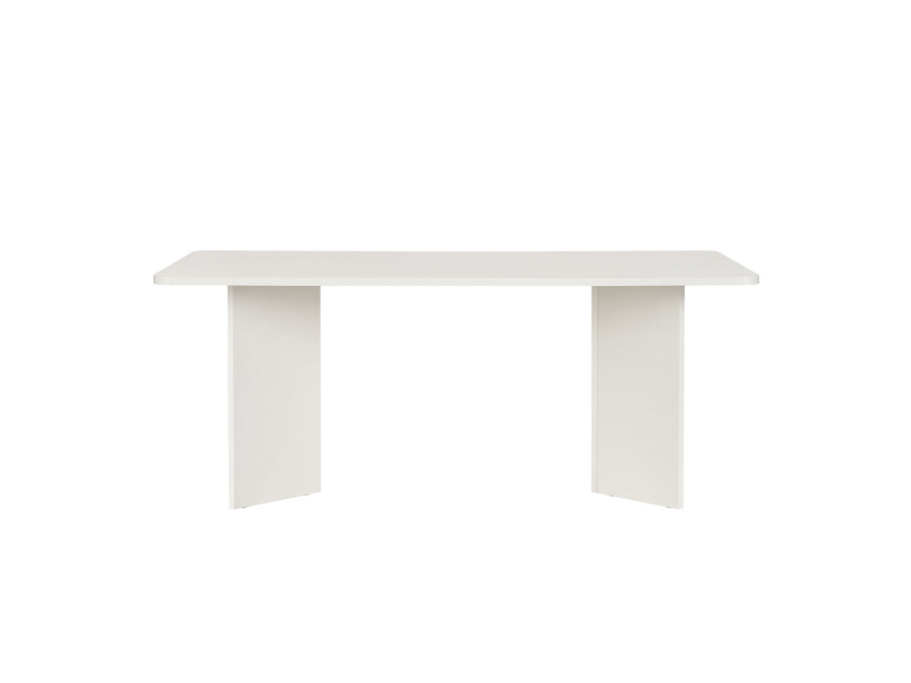 Tavolo da pranzo in legno "Linza" 180 x 90 x 75 cm - Legno bianco