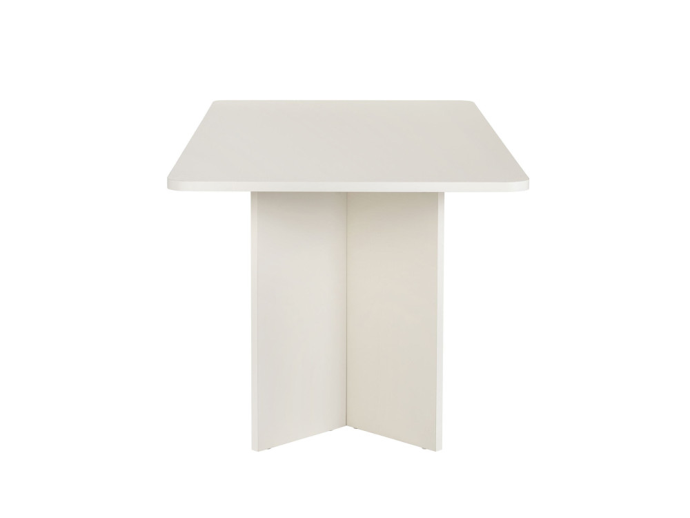 Tavolo da pranzo in legno "Linza" 180 x 90 x 75 cm - Legno bianco