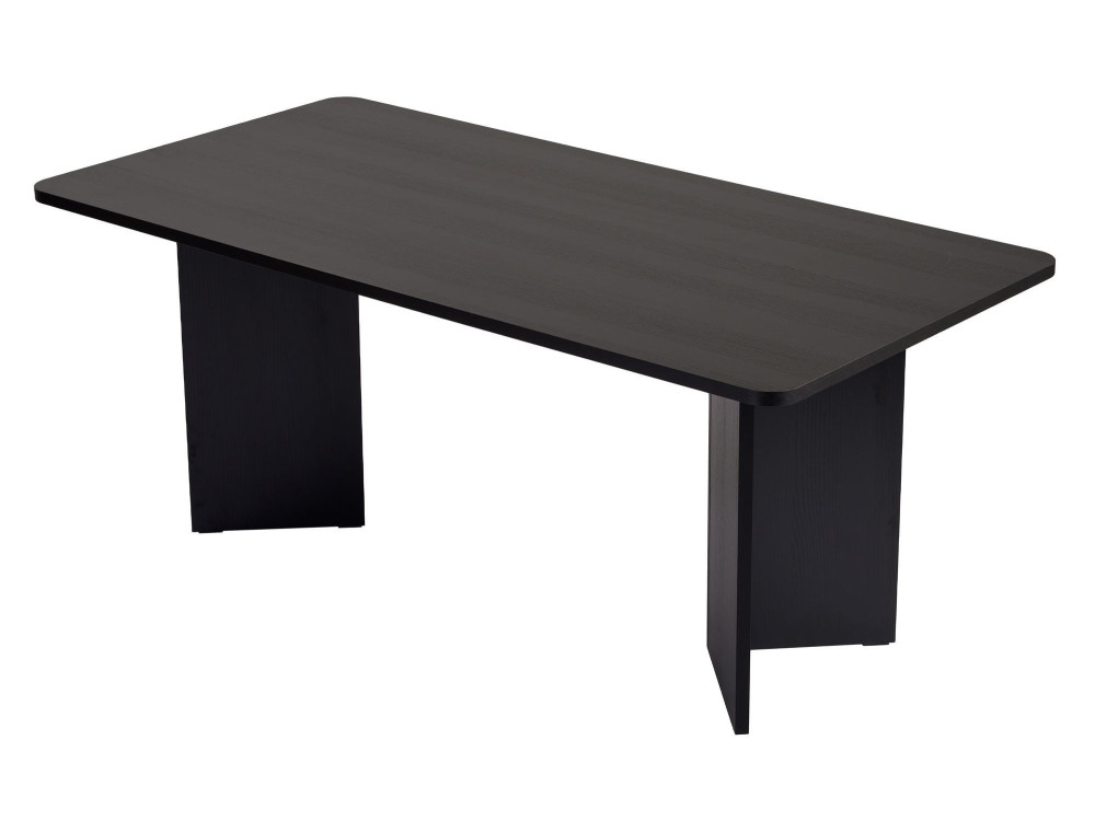 Tavolo da pranzo in legno "Linza" 180 x 90 x 75 cm - Legno nero