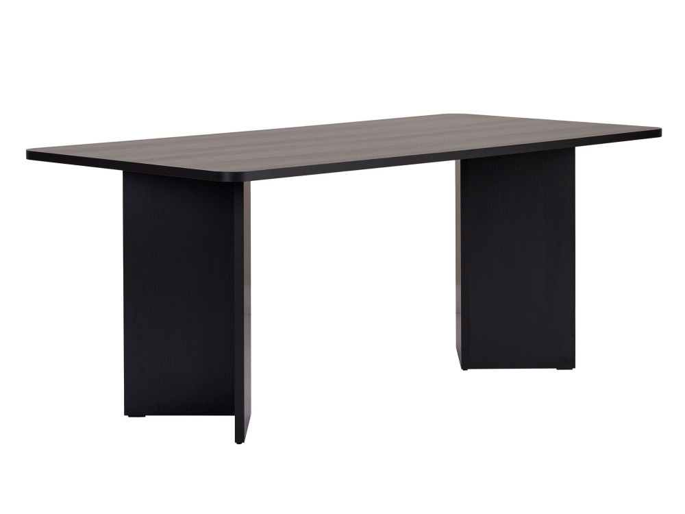 Tavolo da pranzo in legno "Linza" 180 x 90 x 75 cm - Legno nero
