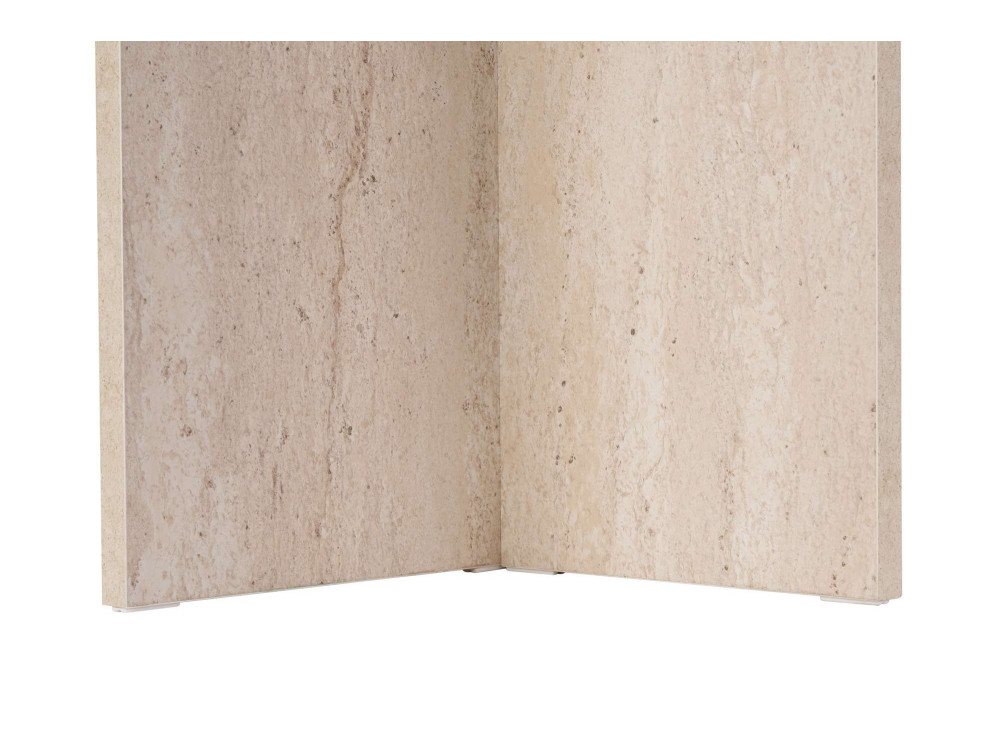 Tavolo da pranzo in legno "Sabella" 200 x 90 x 75 cm - Travertino
