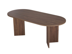 Tavolo da pranzo in legno "Sabella" 200 x 90 x 75 cm - Noce