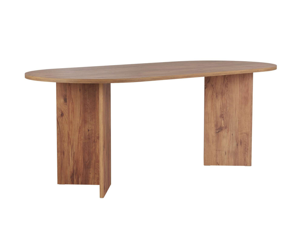 Tavolo da pranzo in legno "Sabella" 200 x 90 x 75 cm - Pino Atlantico
