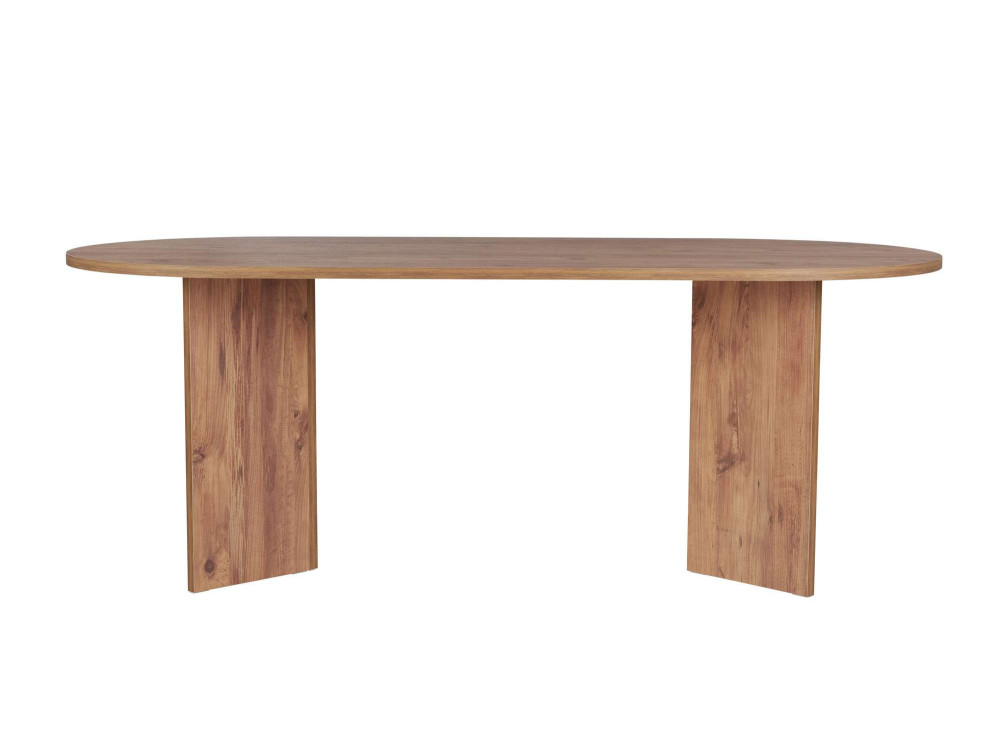 Tavolo da pranzo in legno "Sabella" 200 x 90 x 75 cm - Pino Atlantico