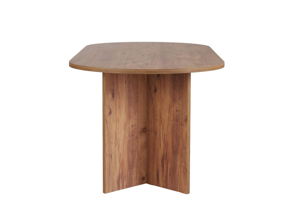 Tavolo da pranzo in legno "Sabella" 200 x 90 x 75 cm - Pino Atlantico
