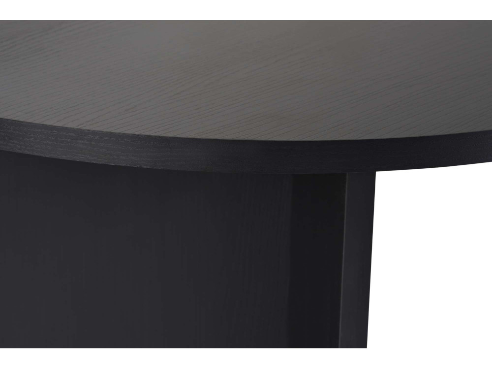 Tavolo da pranzo in legno "Sabella" 200 x 90 x 75 cm - Legno nero