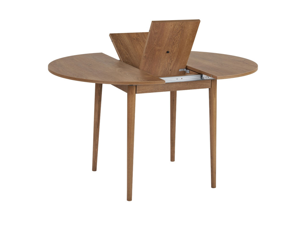 Tavolo da pranzo allungabile in legno "Viona" 100 x 100 x 75 cm - Le chêne de Kafka