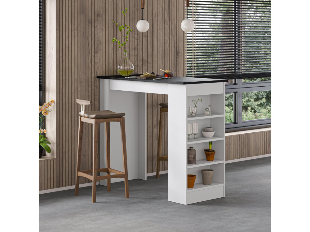 Tavolo bar in legno "Swallow" 117 x 54 x 102 cm - Bendir
