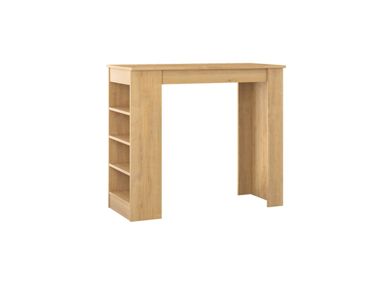 Tavolo bar in legno "Swallow" 117 x 54 x 101,8 cm - Rovere zaffiro