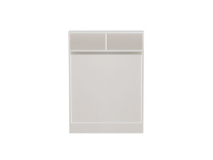 Tavolo da pranzo pieghevole in legno "Bracked" - 70 x 15 x 96 cm - Bianco