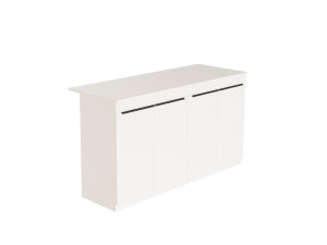 Tavolo da cucina in legno "Lark" - 160 x 60 x 90 cm - Bianco