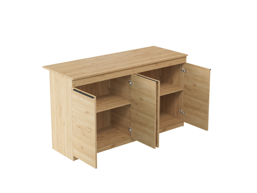 Tavolo da cucina in legno "Lark" - 160 x 60 x 90 cm - Marrone