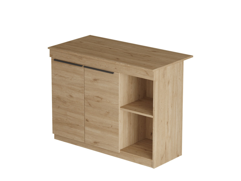 Tavolo da cucina in legno "Siven" - 120 x 60 x 88 cm - Marrone