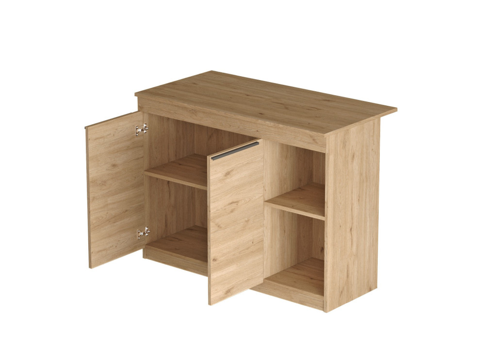 Tavolo da cucina in legno "Siven" - 120 x 60 x 88 cm - Marrone