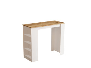 Tavolo da pranzo in legno "Setup" - 120 x 52 x 102 cm - Marrone