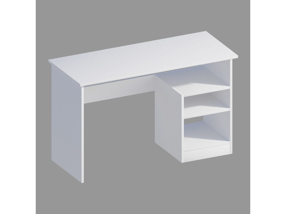 Scrivania in legno "Bahar" - 120 x 50 x 74 cm - Bianco