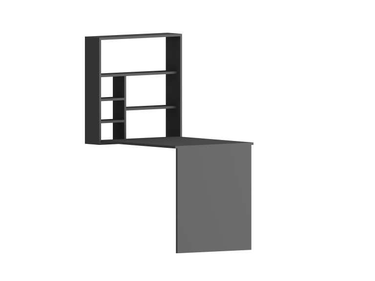 Scrivania in legno "Sedir" - 90 x 59 x 154 cm - Antracite